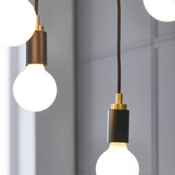 6-Light Spider Pendant Chandelier, Modern Industrial Ceiling Light, Adjustable Black & Gold Lamp For Dining Room, Living Room Decor - thumbnail 4