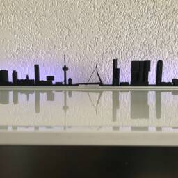 Rotterdam Skyline Artwork Figurine Architecture Scale Model Miniworld 3D Print - thumbnail 3
