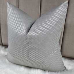 Grey Decorative Cushion Cover, Sofa Bed Pillow Cover Neutral Decor, John Lewis Handmade Pillow Cover - thumbnail 3