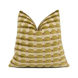 Zoffany - Abacus Gold Chic Modern Geometric Textured Chenille Cushion Cover Handmade Throw Pillow Designer Home D??cor - thumbnail 1
