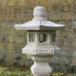 Massive Pagoda Sculpture Stone Lantern Statue Zen Garden Ornament Japanese Decoration Concrete Tradition Decor Lantern Lover Gift - thumbnail 2