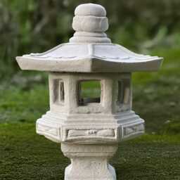Massive Pagoda Sculpture Stone Lantern Statue Zen Garden Ornament Japanese Decoration Concrete Tradition Decor Lantern Lover Gift - thumbnail 2