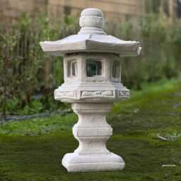 Massive Pagoda Sculpture Stone Lantern Statue Zen Garden Ornament Japanese Decoration Concrete Tradition Decor Lantern Lover Gift - thumbnail 1
