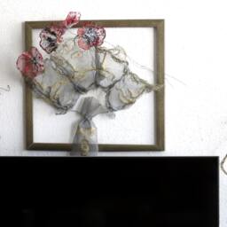 Celestial Decor Night Fairy Polymer Clay On Velvet/Modern Art Decor Wall Art Kids Room Wall Children - thumbnail 4