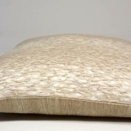 Linen Throw Pillow Cover, Chromis Pumice Geometric Design, Kravet Fabric - thumbnail 3
