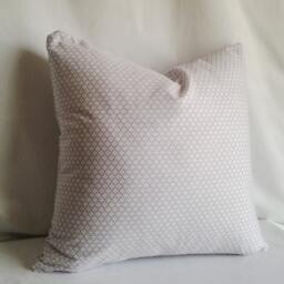 Lilac & White Pillow Cover, 16x16 Decorative Pillow, Toss White, Home Decor, Summer, Spring Decor - thumbnail 2