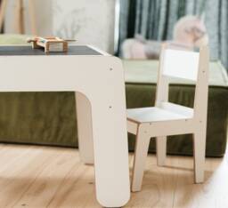 Birch Plywood Toddler Chair - Safe, Sturdy Kids Seat