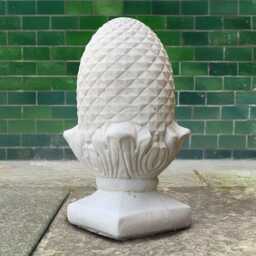 Large Acorn Statue Stone Ornament Cement Garden Sculpture Outdoor Ball Decoration Forest Style Acorn Lover Gift Yard Art - thumbnail 3