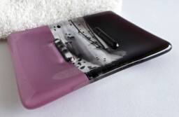 Fused Glass Soap Dish in Deep Plum By Bprdesigns - thumbnail 1