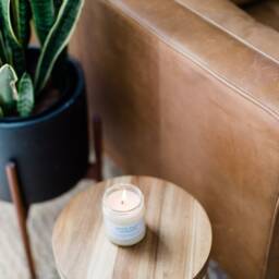 White Sage Lavender Soy Candle - Aromatherapy Spring Scent - thumbnail 3
