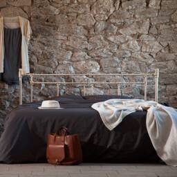 Handmade Iron Headboard - Farmhouse Industrial Style Bed Frame Armonia