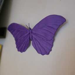 Butterfly Wall Mount - Animal Decor 3D Printed - thumbnail 2