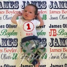 Personalized Baby Blanket & Hat, Name Blanket, Swaddle Receiving Shower Gift, Birth Announcement