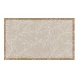Mocha Leaf Pattern Doormat Recycled PVC, Anti-Slip - 70 X 40cm - thumbnail 2