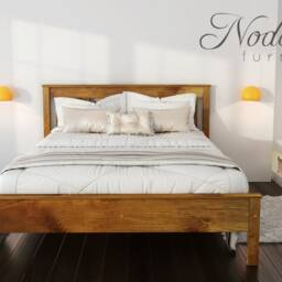 "Nodax Wooden Solid Pine King Size Bed Frame Model ""F17" - thumbnail 3