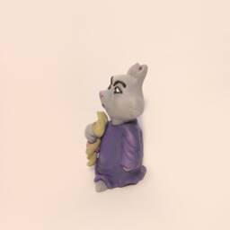Robin Hood - Rabbit. Handmade Polymer Clay Action Figure. Unique Collectible - thumbnail 2