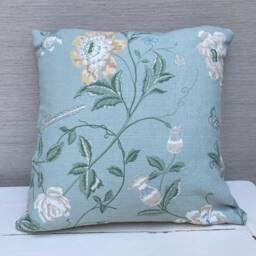 Hand Made Hollow Fibre Cushion & Cover - Laura Ashley Harewood Green - thumbnail 3