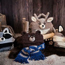 Crochet Pattern Woodland Deer Blanket - Hooded Crochet Pattern Mj's Off The Hook Design - thumbnail 4