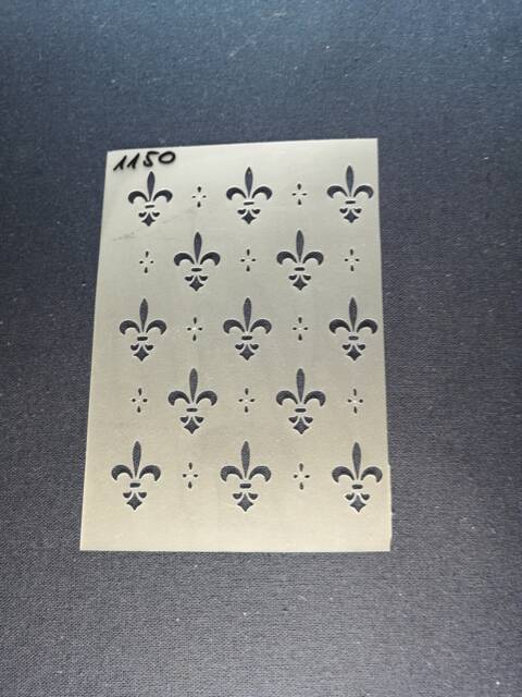 Fleur De Lis Stencil, Flexible, Reusable, 125Micron, Wall Decor, Home Decor, Furniture Painting, Card Making, Craft Stencil From Bitofeverythingbyb