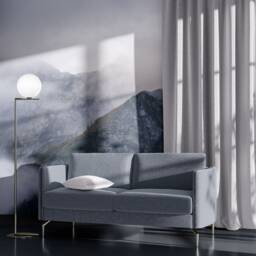 Misty Mountains Wall Mural, Wallpaper, Hills Seen Trough The Morning Mist Nursery & Room D??cor, Art - thumbnail 1