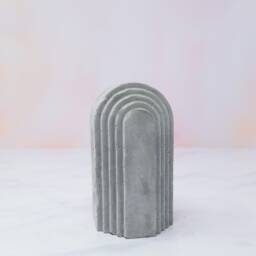 Concrete Arch Candlestick Holder - Modern & Elegant Home Decor - thumbnail 2
