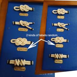 Nautical Shadow Box - Wall Decor - Nautical Knot, Framed Knots, Coastal Decor - thumbnail 3