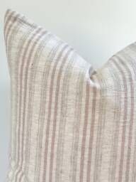 Gray Striped Pillow Cover - thumbnail 1