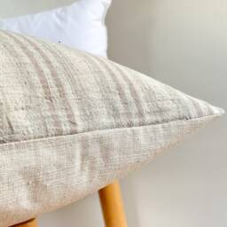 Gray Striped Pillow Cover - thumbnail 4