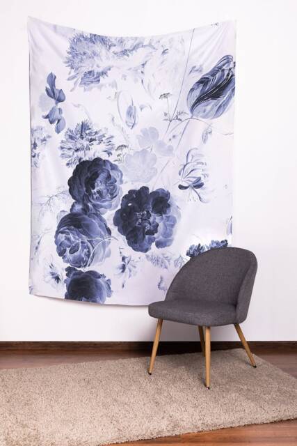Royal Blue Classic - Wall Tapestry Tapestry Hangings Wanderlust Bohemian Home Decor Dorm T#44 - image 1