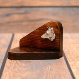 Smooth Collie - Wooden Candlestick With Dog, Souvenir, Decoration, Limited Edition, Collection - thumbnail 2