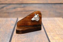 Smooth Collie - Wooden Candlestick With Dog, Souvenir, Decoration, Limited Edition, Collection - thumbnail 1