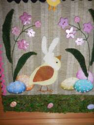 Easter Wishes On A Plaque Wall Hanging - thumbnail 1