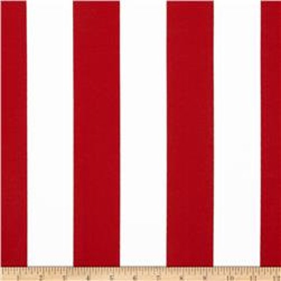 "Red Striped Pillow Cover~ ~16"", 17"", 18"", 20"" 24"" 26" - image 1