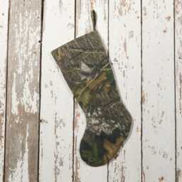 Repurposed & Upcycled Camo Camouflage Pants - One Of A Kind Christmas Stocking - thumbnail 3