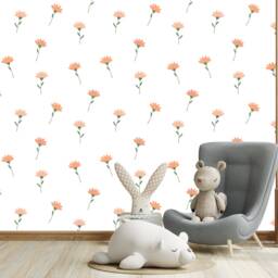 Boho Flower Wall Decals Nursery Decor Stickers - Set Of 54 - thumbnail 2