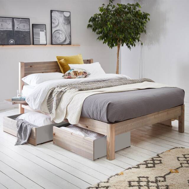 White Knight - Space Saver Wooden Bed Frame By Get Laid Beds - image 1