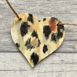 Animal Print Garland, Wooden Leopard Bunting, Safari Wall Decor, Cheetah Gifts For Her - thumbnail 2