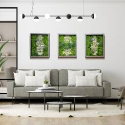Moss Wall Art, Greenery Hanging Wall Garden, 21.5x17.5 - thumbnail 2