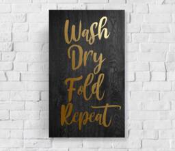 Laundry Room Decor, Laundry Sign, Symbols, Symbols Funny Bathroom Signs, Wall Decal - thumbnail 1