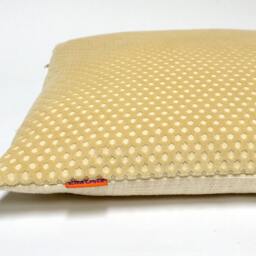 Beige Velvet Pillow Cover - Designer Pillow, Throw Pillow Cover 18x18, Upholstery Fabric, Luxury Handmade By Ellaosix - thumbnail 3