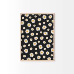 Cute Daisy Print - Flower Print, Retro Wall Art, Minimalist Prints, Living Room Bedroom Home Decor, Boho Style, Colourful Art - thumbnail 2