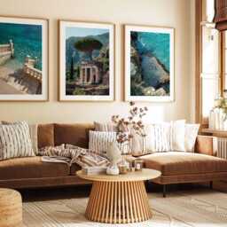 Italy Set Of 3 Wall Art Travel Poster, Art, Home Decor, Photography Mediterranean Coastal Gift - thumbnail 3