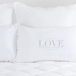 standard Pillow Case Love Happiness Harmony - thumbnail 2