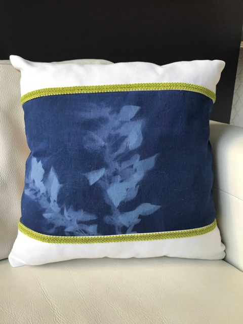 Cyanotype Pillow - image 1