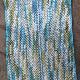 "Ocean Dreams Teal, Green , Blue Rag Rug Large 96"" X 43" - thumbnail 2