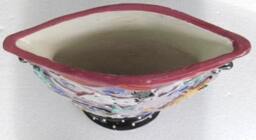 "Handmade Ceramic Vase ""In My Dreams We Fly" - thumbnail 4