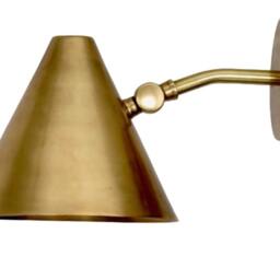 Modern Adjustable Wall Lamp Light Sconce Cono 2 , Handmade Brass Ceiling Spot Flush Mount Low Hall Entrance - thumbnail 3