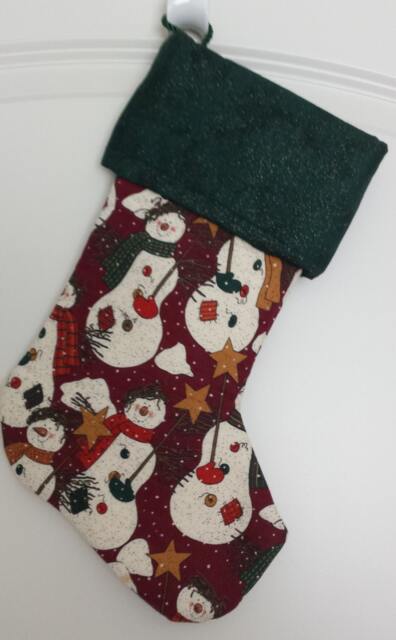 Snowman Christmas Stocking
