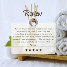 Aveda Scent, Rosemary & Mint, Day At The Spa Candle, 10 Oz - thumbnail 2