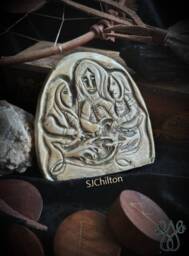 The Norns Statue Handmade Norse/Viking Goddesses Of Fate - thumbnail 1